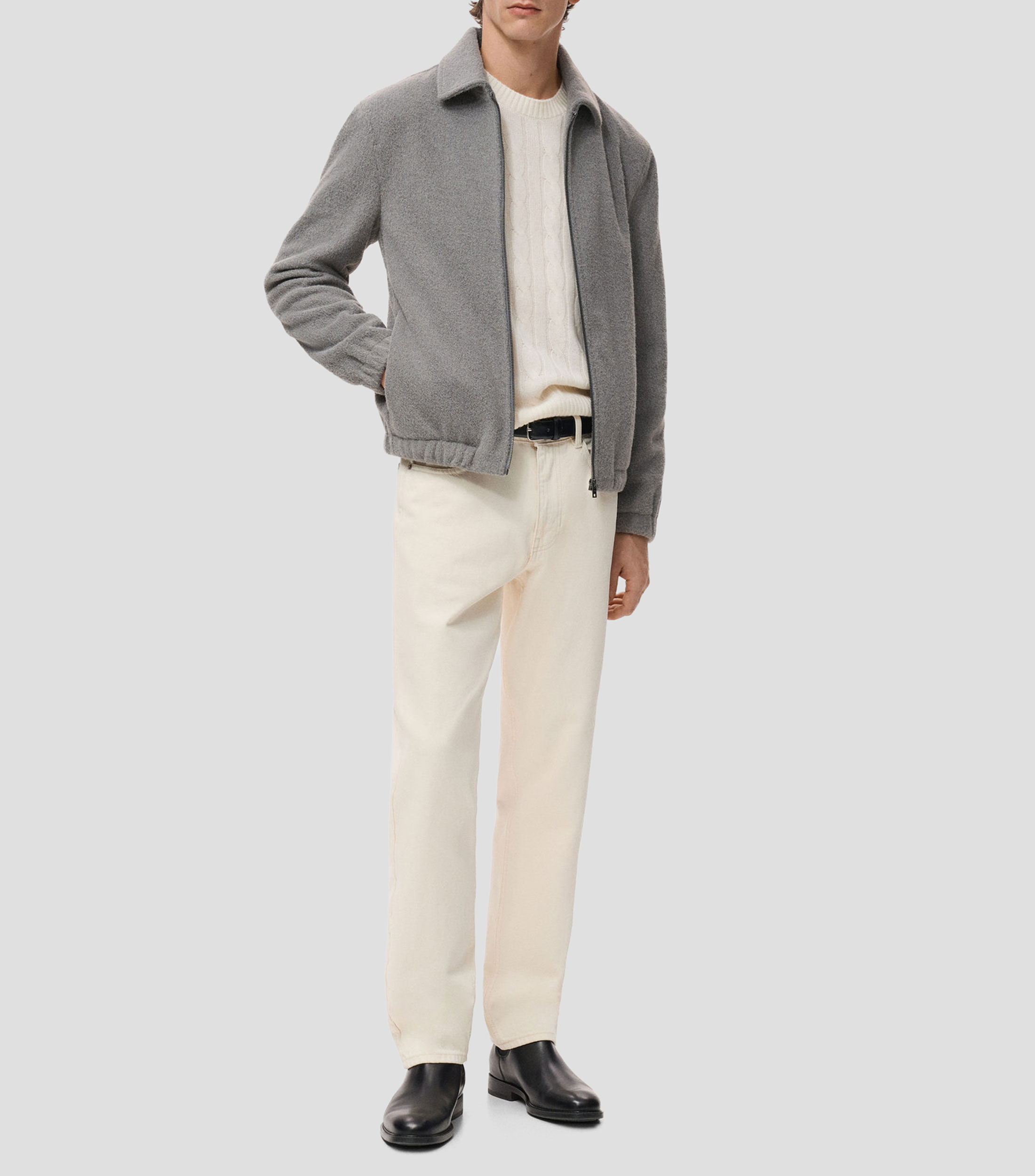 Sobrecamisa con cremallera Hombre